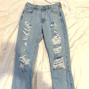 blue pacsun ripped jeans